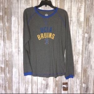 UCLA Bruins Boys Large Long Sleeve Tee NCAA Youth Shirt Gray Blue NWT